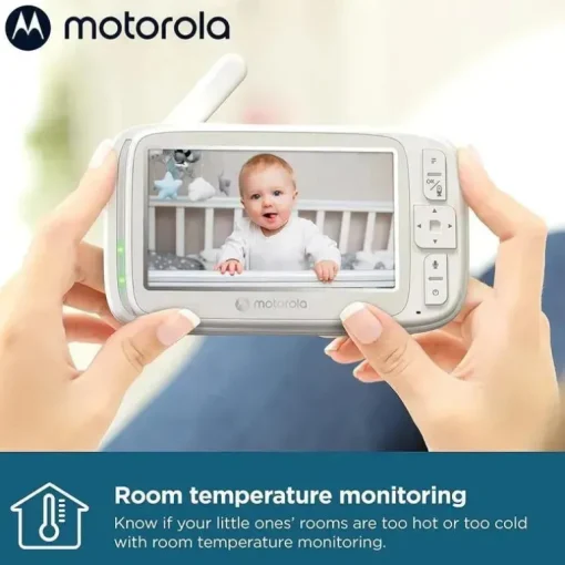 Motorola - VM75 Monitor de vídeo para bebês com câmera interna