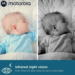 Motorola - VM75 Monitor de vídeo para bebês com câmera interna