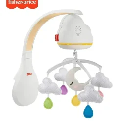 Máquina de som para berçário de brinquedos para berço, chupeta, móvel, nuvens calmantes da Fisher Price