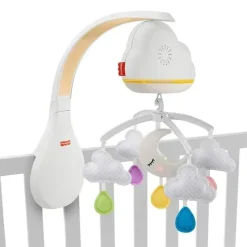 Máquina de som para berçário de brinquedos para berço, chupeta, móvel, nuvens calmantes da Fisher Price