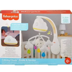 Máquina de som para berçário de brinquedos para berço, chupeta, móvel, nuvens calmantes da Fisher Price