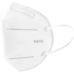 Máscara Facial Protetora Reutilizável KN95 Branca - (25 Unidades)