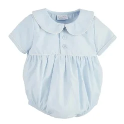 Mud Pie - Baby Blue Poplin Bubble