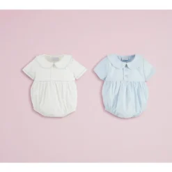 Mud Pie - Baby Blue Poplin Bubble