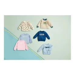 Mud Pie - Baby Boy Baseball Applique Pullover