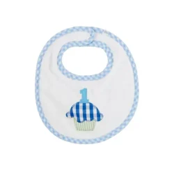 Mud Pie - Baby Boy Blue Musical Birthday Bib