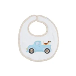 Mud Pie - Baby Boy Blue Truck Bib