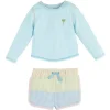 Mud Pie - Baby Boy Seersucker Rash Guard & Swim Trunks Set