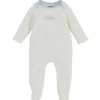 Mud Pie - Baby Girl Blue Hello Sleeper 6/9M