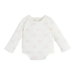 Mud Pie - Baby Girl Bow Print Crawler