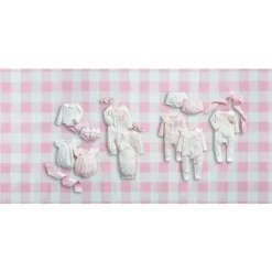 Mud Pie - Baby Girl Bow Print Sleeper