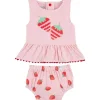 Mud Pie - Baby Girl Strawberry Two-Piece Swimsuit