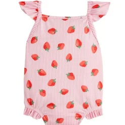 Mud Pie - Baby Girl Strawberry One-Piece Swimsuit
