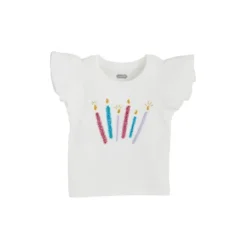 Mud Pie - Candles Girl Birthday Tees