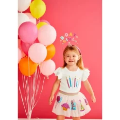Mud Pie - Candles Girl Birthday Tees