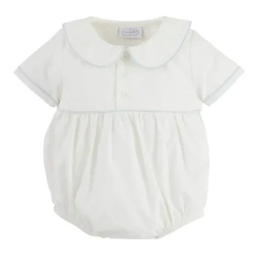 Mud Pie - Collared Poplin Baby Bubble