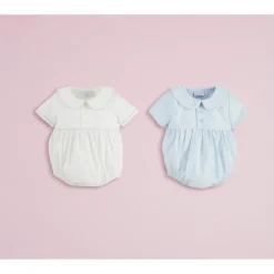 Mud Pie - Collared Poplin Baby Bubble
