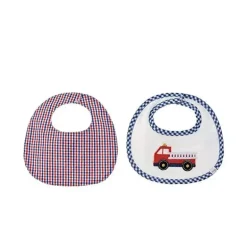 Mud Pie - Conjunto de babadores para caminhão de bombeiros