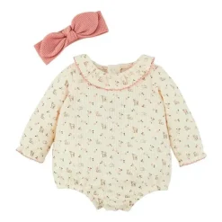 Mud Pie - Conjunto Ditsy Deer Bubble &amp; Headband
