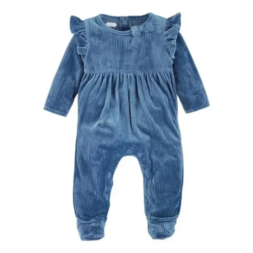 Mud Pie - Dorminhoco de Veludo Azul