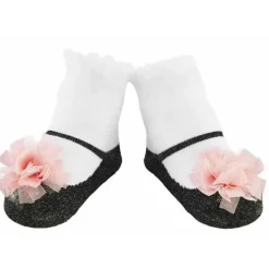 Mud Pie - Meias fofas rosa para bebê menina