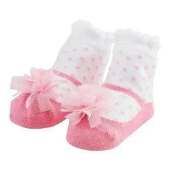 Mud Pie - Meias Puff Mary Jane Rosa