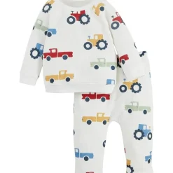 Mud Pie - 2Pk Baby Boy Tractor Set