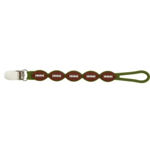 Mud Pie - Pulseira Pacy de silicone para futebol