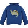 Mud Pie - Suéter infantil Dino Rollneck, 12 a 18 meses