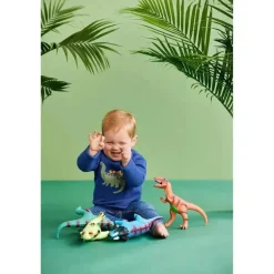 Mud Pie - Suéter infantil Dino Rollneck, 12 a 18 meses