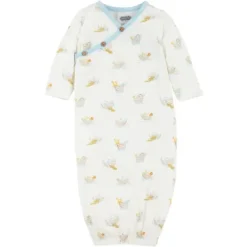 Mud Pie - Vestido de bambu em malha Baby Noah's Ark, 0/3M