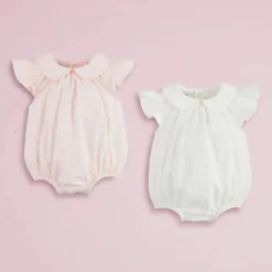 Mud Pie - White Collared Poplin Bubble