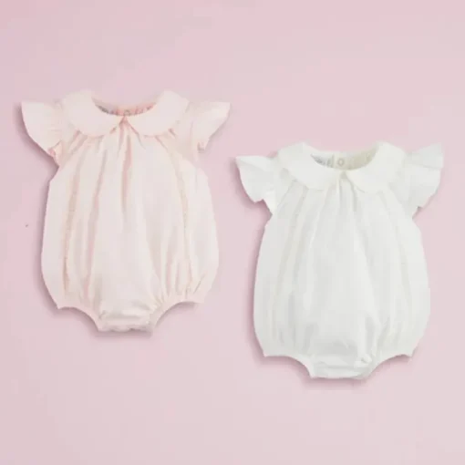 Mud Pie - White Collared Poplin Bubble