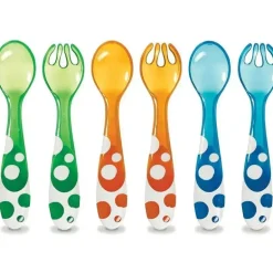 Multi Garfos e Colher Munchkin, Pacote com 6
