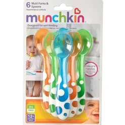 Multi Garfos e Colher Munchkin, Pacote com 6