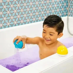 Munchkin - Bombas de banho Color Buddies e 2 dispensadores de brinquedos