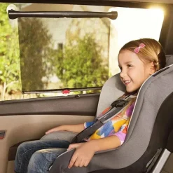 Munchkin - Brica 2Pk Sun Safety Cortina de rolo para janela de carro