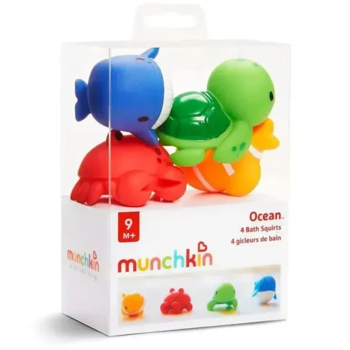 Munchkin - Brinquedo de banho para bebê 4Pk Ocean Squirts