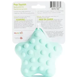 Munchkin - Brinquedo de banho Pop Squish Popping - Espremível sem mofo Sensorial Baby Fidget Starfish