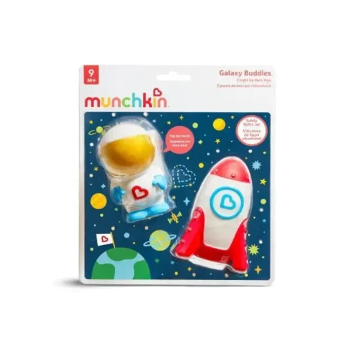 Munchkin - Brinquedo de Banho Iluminado Galaxy Buddies - 2Pk
