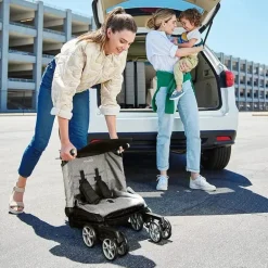 Munchkin - Carrinho Ultra Compacto Sparrow, Cinza