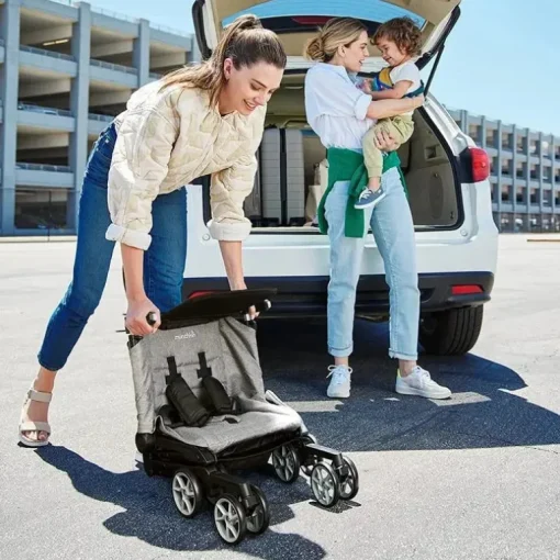 Munchkin - Carrinho Ultra Compacto Sparrow, Cinza