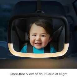 Munchkin - Espelho de carro ajustável Night Light Pivot Baby in-Sight
