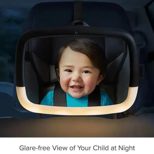 Munchkin - Espelho de carro ajustável Night Light Pivot Baby in-Sight