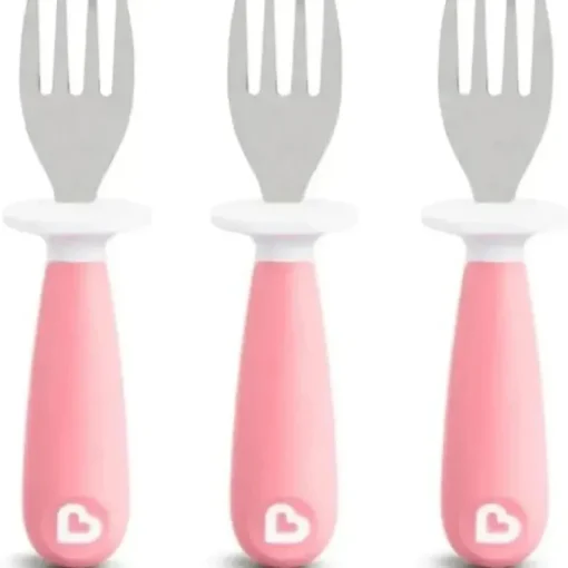 Munchkin - Levantar Garfos de Criança 3Pk, Rosa