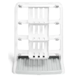 Munchkin - Rack de secagem de garrafas vertical para economia de espaço seco e arrumado para mamadeiras e acessórios, branco