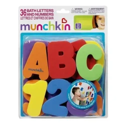 Munchkin Aprenda Letras e Números de Banho Primário, 36 Contagens