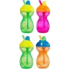 Munchkin Click Lock Flip Straw 2-Pack, 9 oz. As Cores Podem Variar