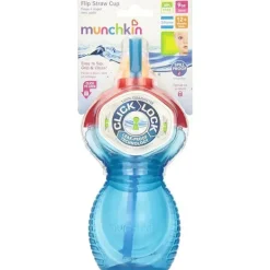 Munchkin Click Lock Flip Straw Cup, 9 oz. 1Pk (Variedade)