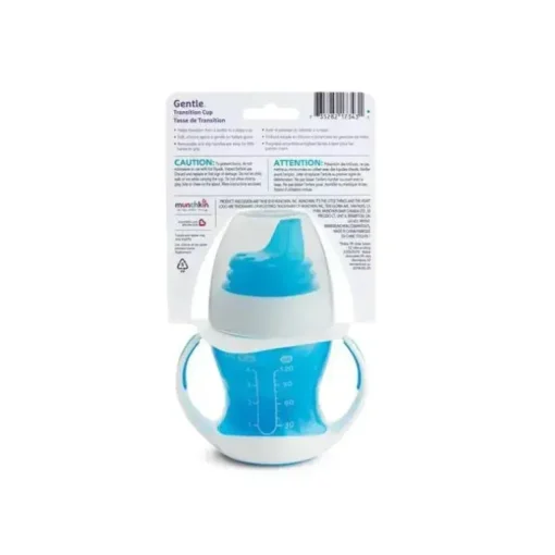 Munchkin Gentle Transition Cup 4 oz, cores sortidas (azul, rosa, verde e roxo)